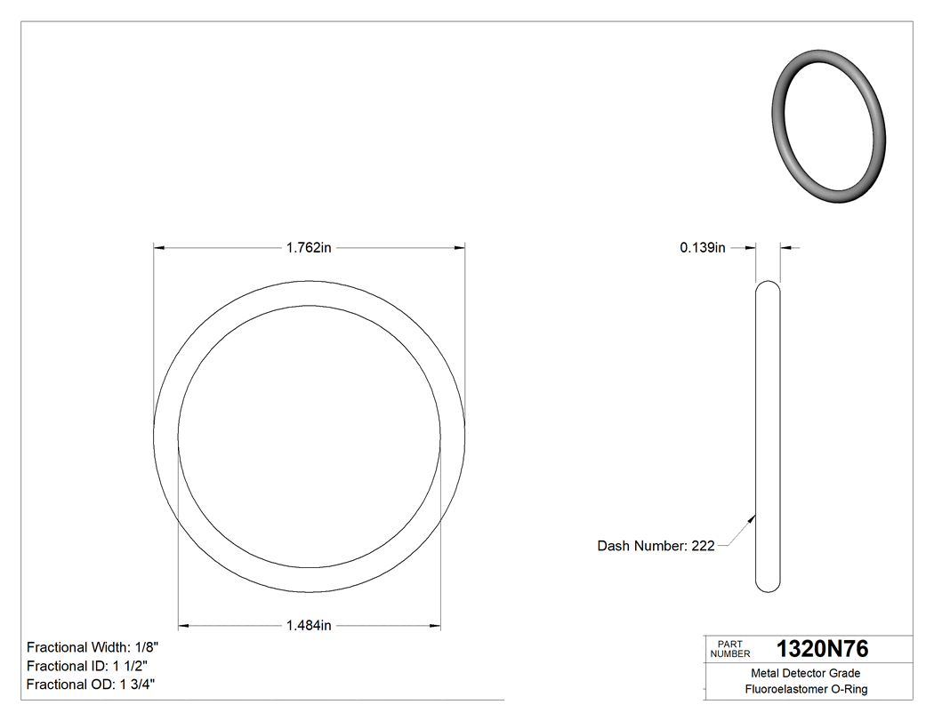 Technical drawing - 1320N76